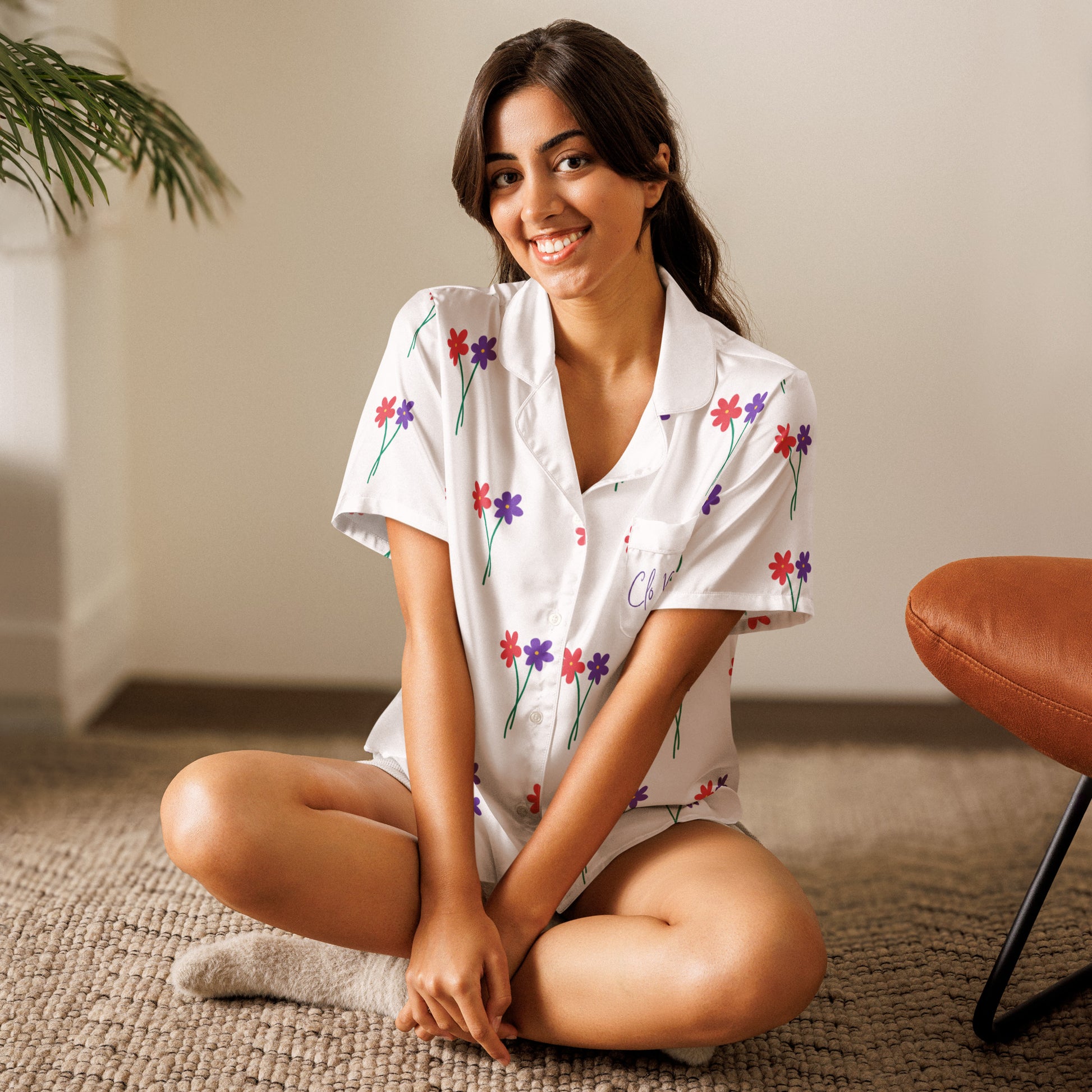 Clo Boho Print Pajama top