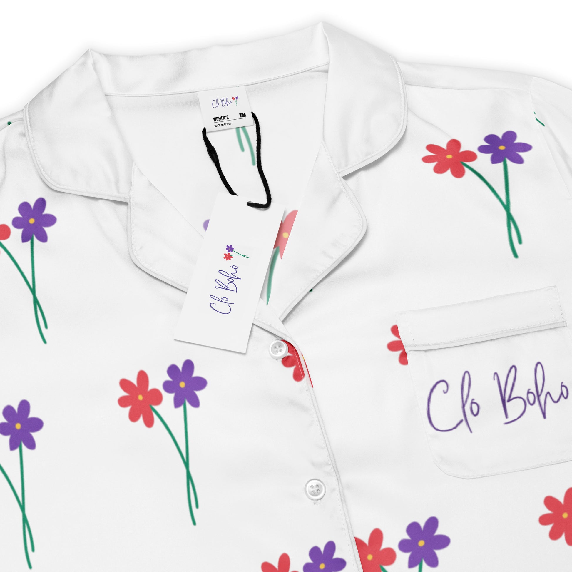 Clo Boho Print Pajama top