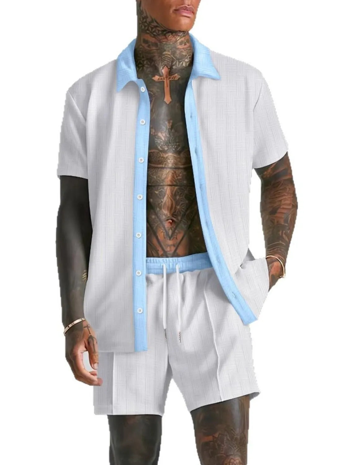 Collared Summer Set