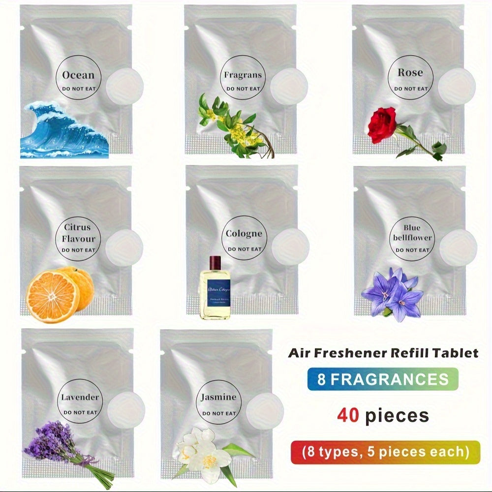 40-Pack Fragrance Mixed Tablets 40pcs