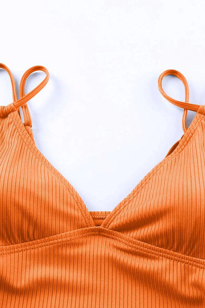 Plunge Orange One Piece