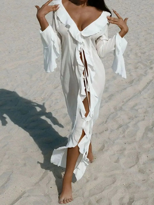 Ruffled Cover Up
