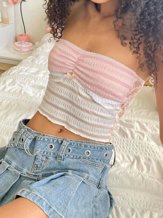 Lace Tube Top