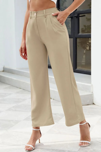 High Waisted Smart Pants