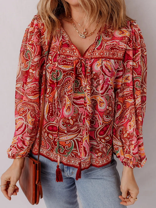 Tassel Puff Top