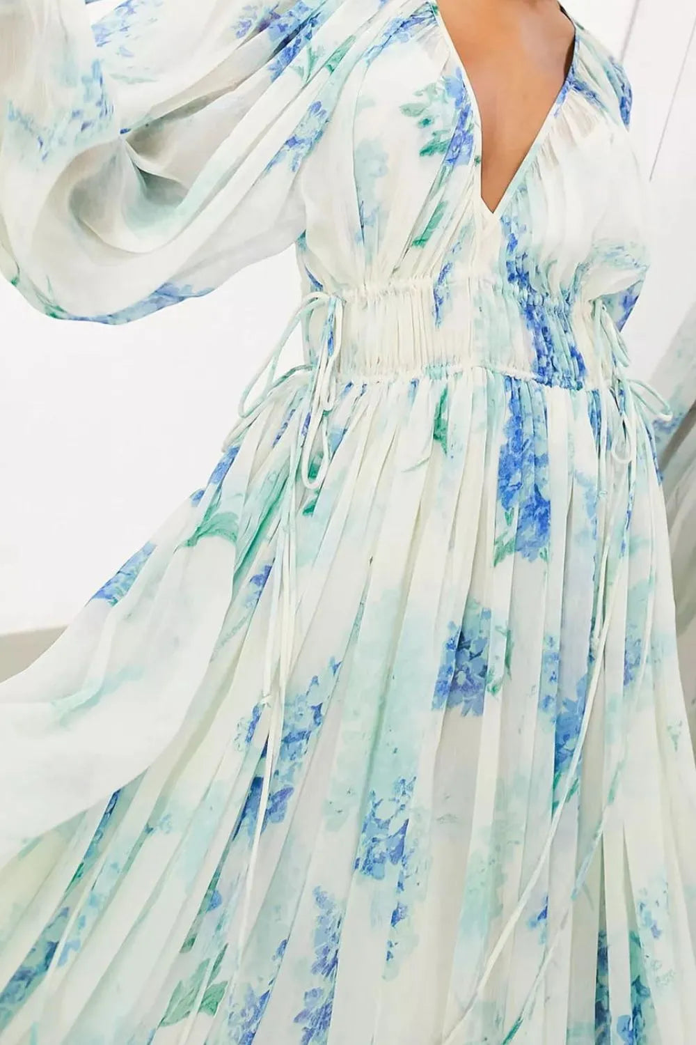 Boho Max Dress Light Blue