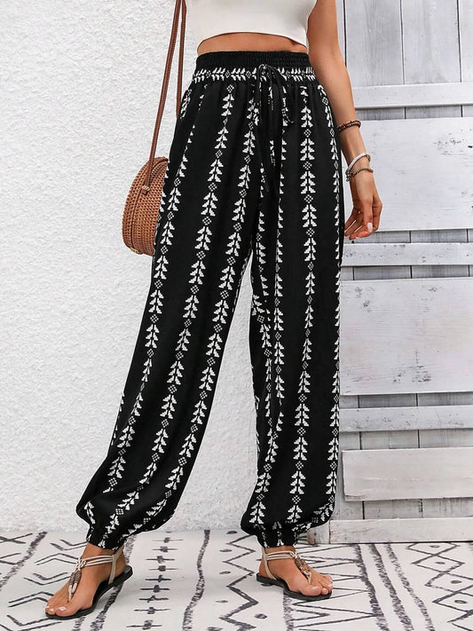 Ethnic Print Pants