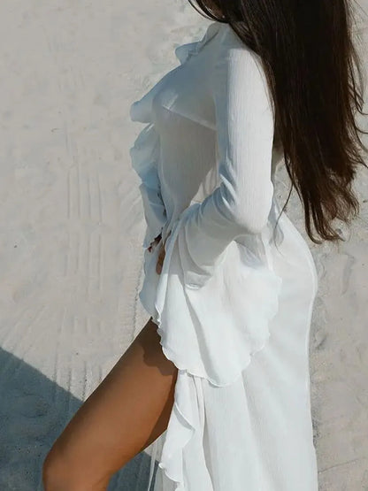 Ruffled Cover Up
