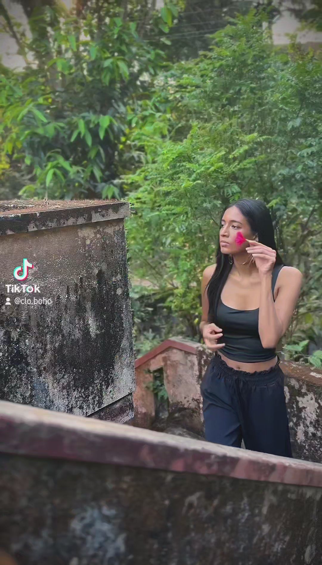 Video of High Waist Cool Pants in Black - Clo Boho