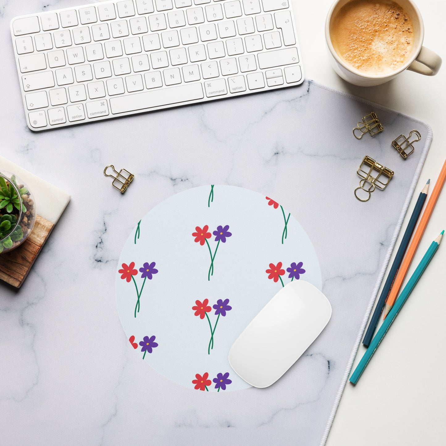 Clo Boho Round Mouse Pad Default Title